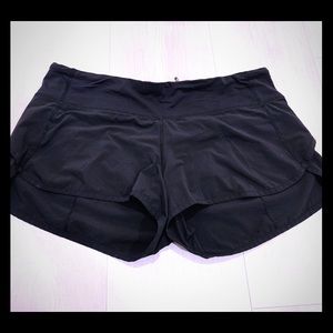Lululemon, Black, Lined Shorts